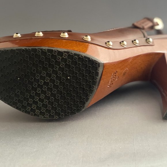 Gucci Bamboo Tassel Leather Loafers Pumps Cognac - Picture 4 of 6